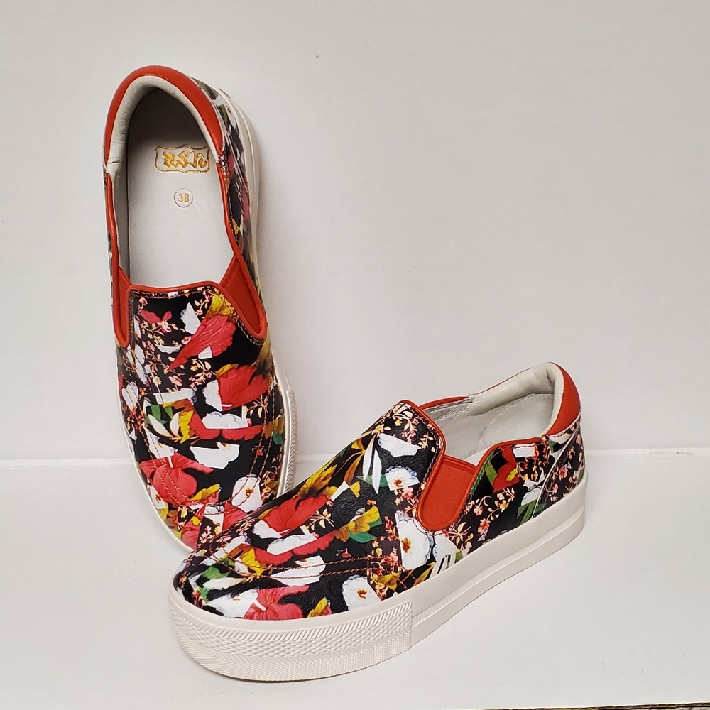 Ash leather multicolor Sneakers slip on Sz.38